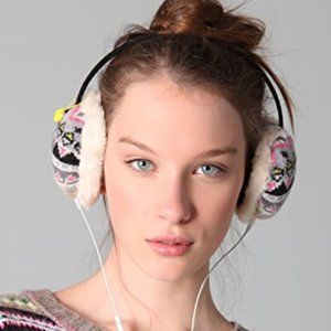 Juicy Couture Faux Fur Earmuff Speaker Headphones